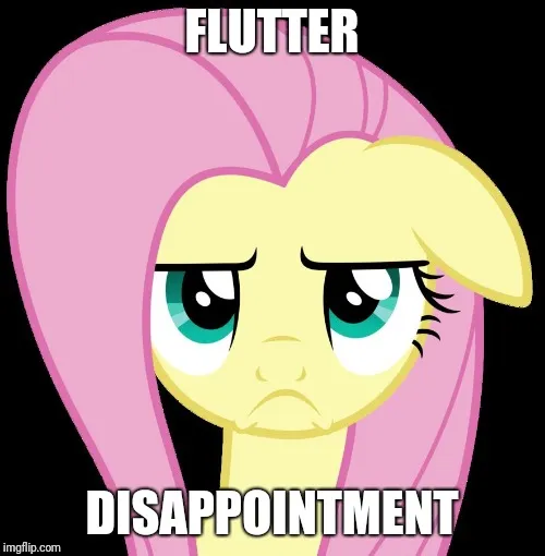 a unicorn with a sad face
